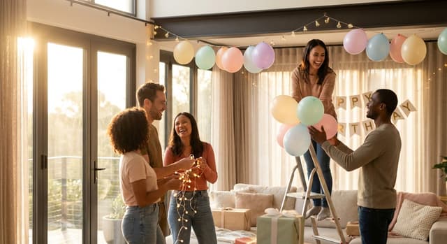 Birthday preparation